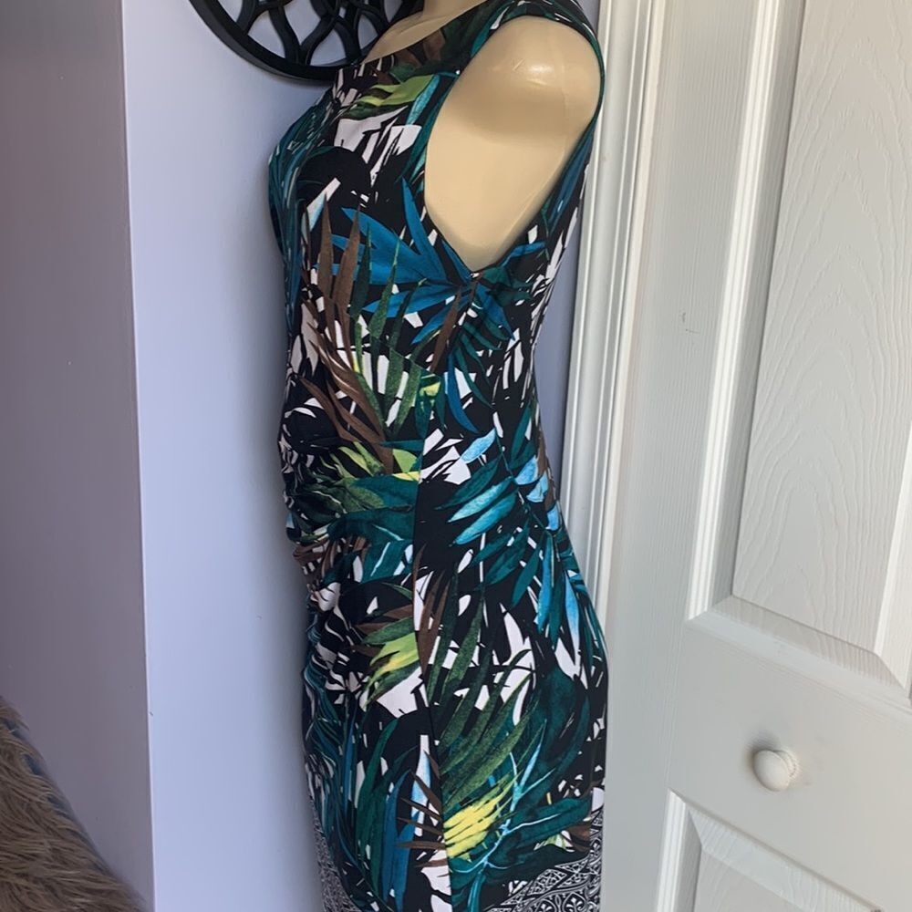 Designer Fashion Tropical Party Casual Special Occasion Dress 4 - Picture 8 of 13